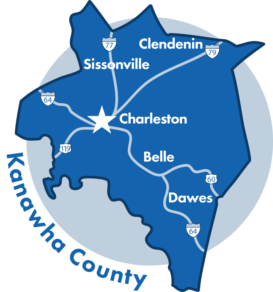 Kanawha County Map