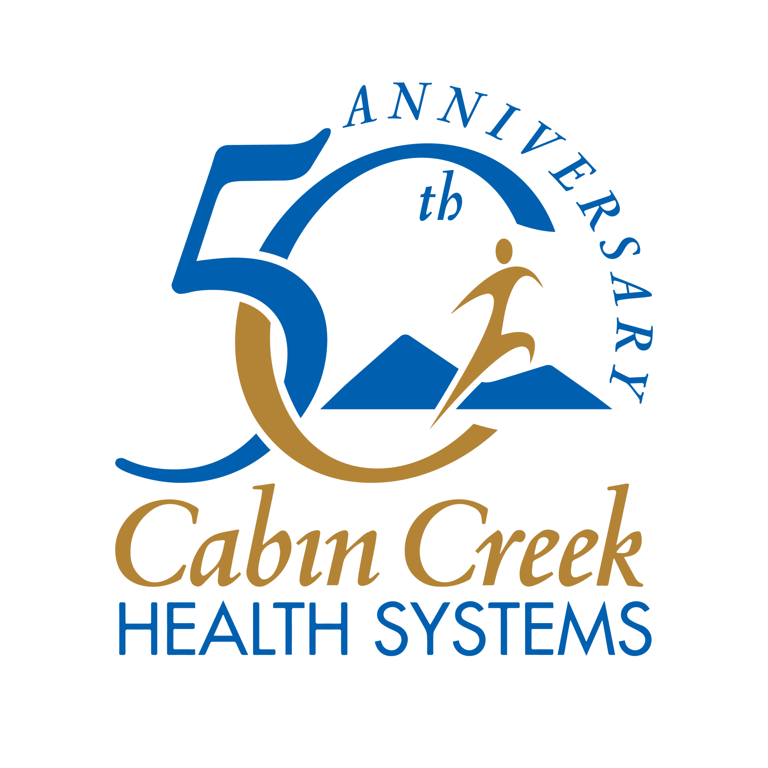 Cabin Creek 50th Anniversary Logo